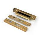 Satin Brass ½" Rebate Kit for Sash Lock - Sash Locks - From The Anvil - Yester Home