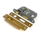 Satin Brass 2½" Heavy Duty Bathroom Mortice Lock - Bathroom Locks - From The Anvil - Yester Home