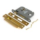 Satin Brass 3" Heavy Duty Bathroom Mortice Lock - Bathroom Locks - From The Anvil - Yester Home