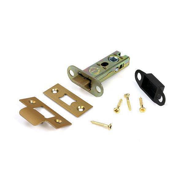 Satin Brass 3" Heavy Duty Latch - Latches - From The Anvil - Yester Home