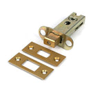 Satin Brass 3" Heavy Duty Tubular Deadbolt - Deadlocks & Deadbolts - From The Anvil - Yester Home