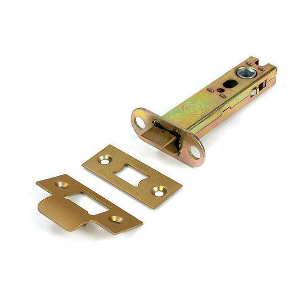 Satin Brass 4" Heavy Duty Latch - Latches - From The Anvil - Yester Home