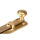 Satin Brass 4" Universal Bolt | From The Anvil - Bolts - From The Anvil - Yester Home