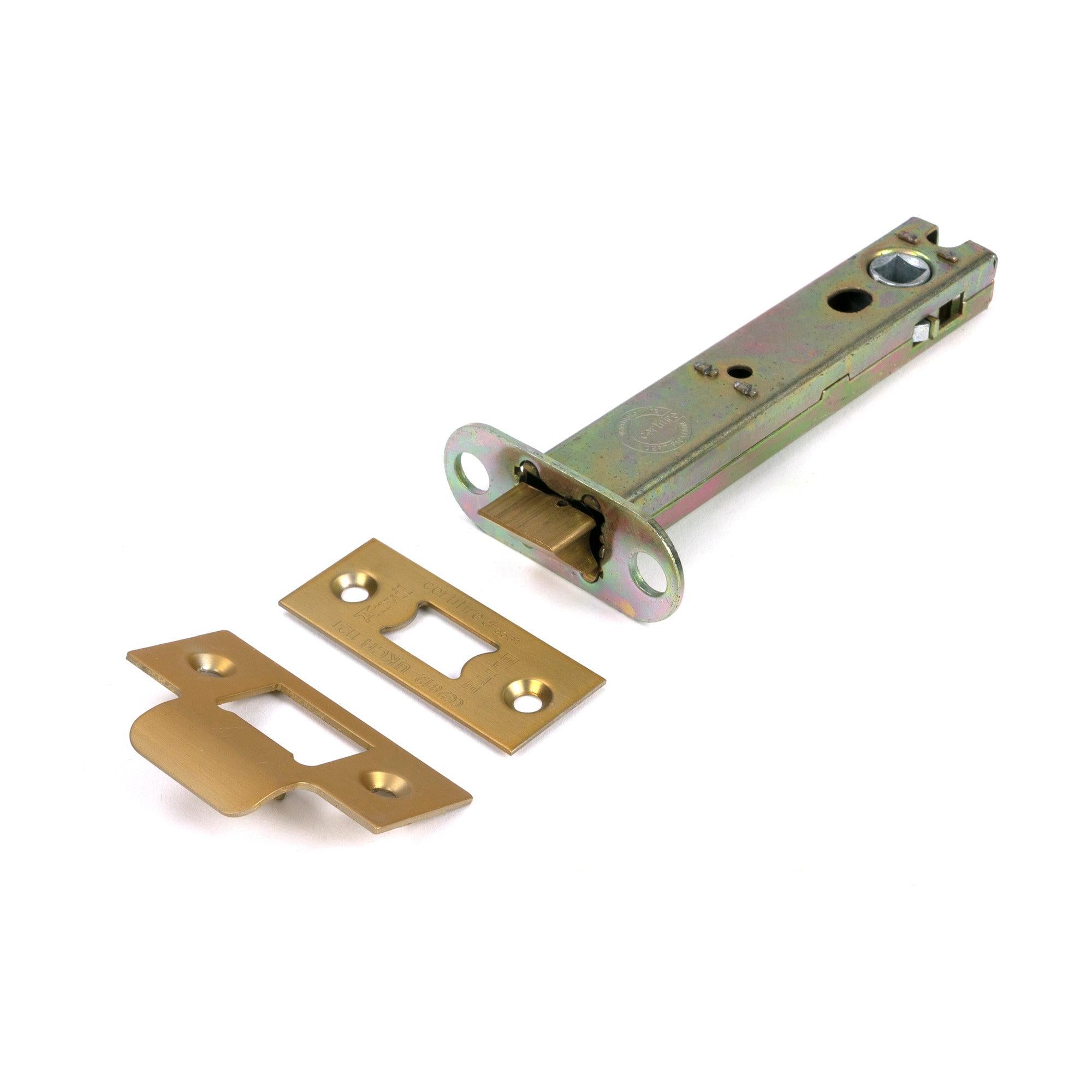 Satin Brass 5" Heavy Duty Latch - Latches - From The Anvil - Yester Home