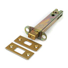 Satin Brass 5" Heavy Duty Tubular Deadbolt - Deadlocks & Deadbolts - From The Anvil - Yester Home