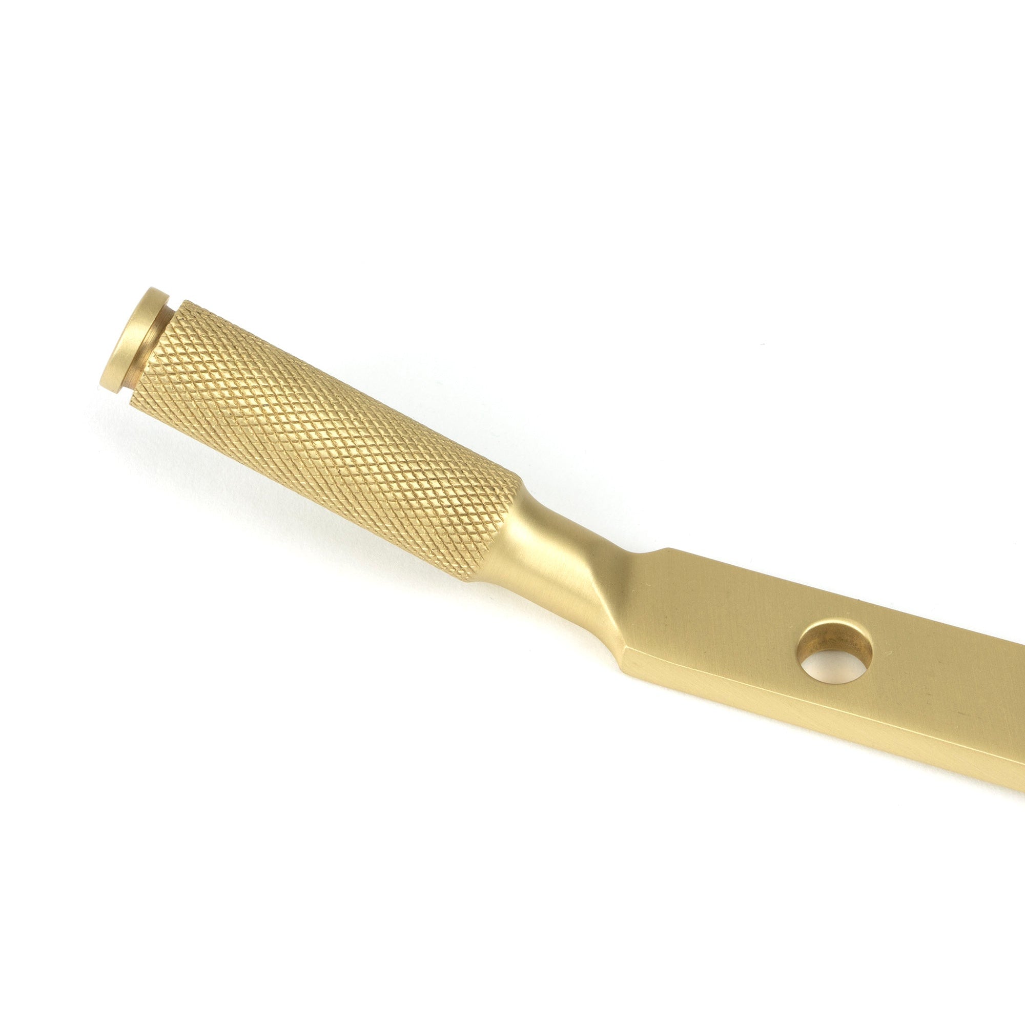 Satin Brass 8" Brompton Stay | From The Anvil-Stays-Yester Home