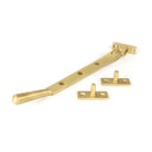 Satin Brass 8" Newbury Stay | From The Anvil - Stays - From The Anvil - Yester Home