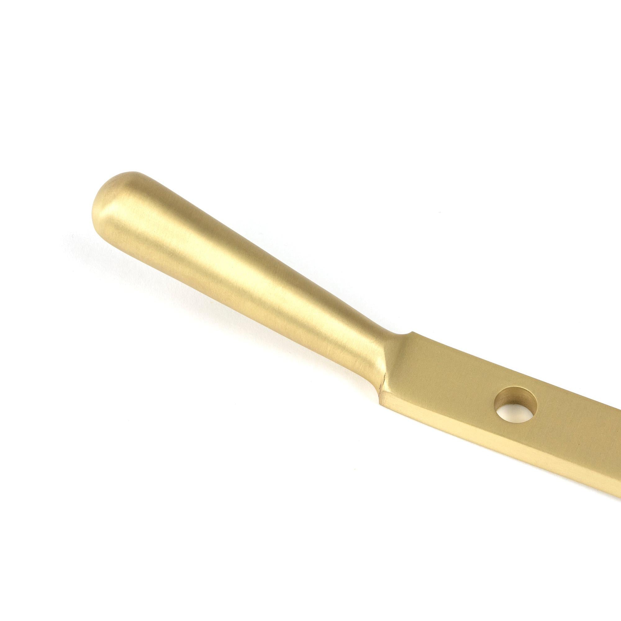 Satin Brass 8" Newbury Stay | From The Anvil - Stays - From The Anvil - Yester Home