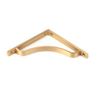Satin Brass Abingdon Shelf Bracket (150mm x 150mm) | From The Anvil - Shelf Brackets - From The Anvil - Yester Home