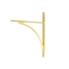 Satin Brass Apperley Shelf Bracket (260mm x 200mm) | From The Anvil - Shelf Brackets - From The Anvil - Yester Home