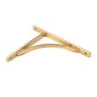 Satin Brass Apperley Shelf Bracket (260mm x 200mm) | From The Anvil - Shelf Brackets - From The Anvil - Yester Home