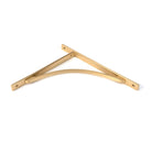 Satin Brass Apperley Shelf Bracket (314mm x 250mm) | From The Anvil - Shelf Brackets - From The Anvil - Yester Home