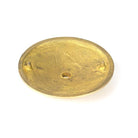 Satin Brass Art Deco Centre Door Knob | From The Anvil-Centre Door Knobs-Yester Home