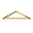 Satin Brass Barton Shelf Bracket (200mm x 200mm) | From The Anvil - Shelf Brackets - From The Anvil - Yester Home