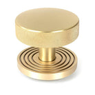 Satin Brass Brompton Centre Door Knob (Beehive) | From The Anvil-Centre Door Knobs-Yester Home
