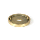 Satin Brass Brompton Centre Door Knob (Plain) | From The Anvil-Centre Door Knobs-Yester Home
