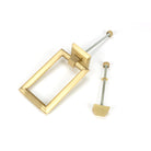 Satin Brass Brompton Door Knocker | From The Anvil - Bolt-Through Door Knockers - From The Anvil - Yester Home