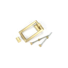 Satin Brass Brompton Door Knocker | From The Anvil - Bolt-Through Door Knockers - From The Anvil - Yester Home