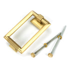 Satin Brass Brompton Door Knocker | From The Anvil - Bolt-Through Door Knockers - From The Anvil - Yester Home