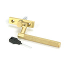 Satin Brass Brompton Espag - LH | From The Anvil-Espag. Fasteners-Yester Home