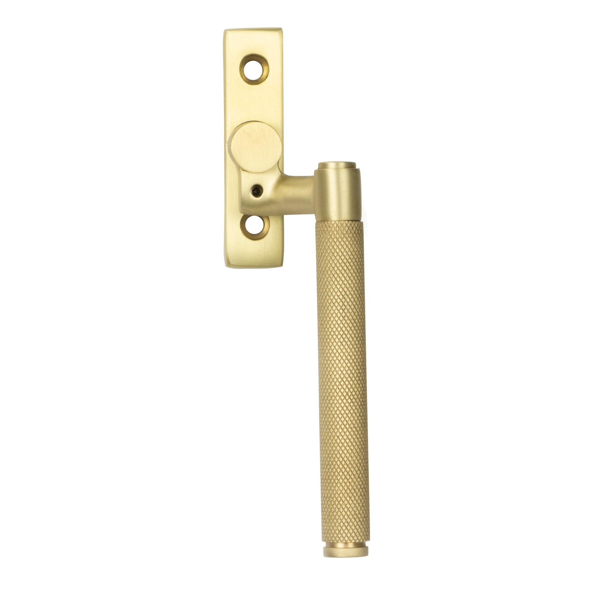 Satin Brass Brompton Espag - RH | From The Anvil - Espag. Fasteners - From The Anvil - Yester Home