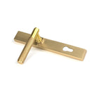 Satin Brass Brompton Slimline Lever Espag. Lock Set | From The Anvil - Espagnolette - From The Anvil - Yester Home