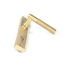 Satin Brass Brompton Slimline Lever Espag. Lock Set | From The Anvil - Espagnolette - From The Anvil - Yester Home