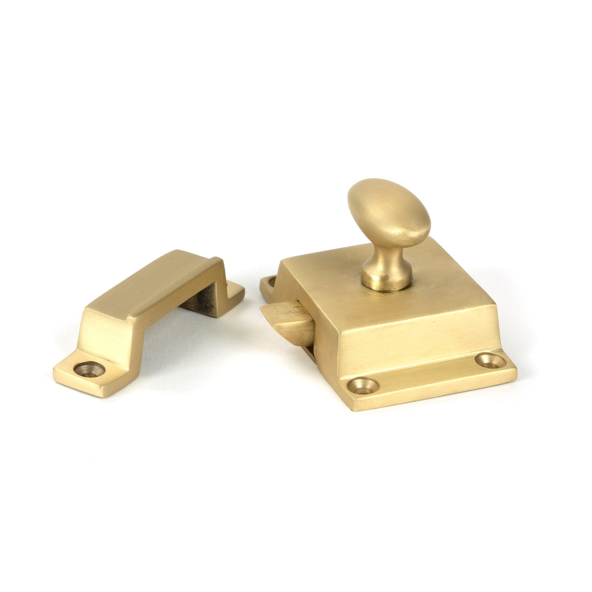 Satin Brass Cabinet Latch | From The Anvil-Cabinet Latches-Yester Home