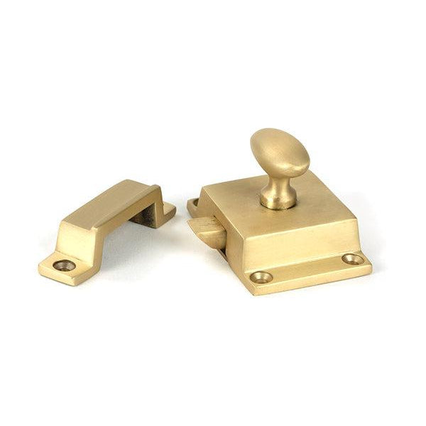 Satin Brass Cabinet Latch | From The Anvil-Cabinet Latches-Yester Home