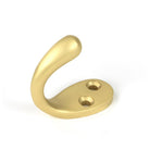 Satin Brass Celtic Single Robe Hook | From The Anvil - Coat Hooks - From The Anvil - Yester Home