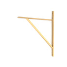 Satin Brass Chalfont Shelf Bracket (314mm x 250mm) | From The Anvil - Shelf Brackets - From The Anvil - Yester Home