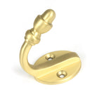 Satin Brass Coat Hook | From The Anvil - Coat Hooks - From The Anvil - Yester Home