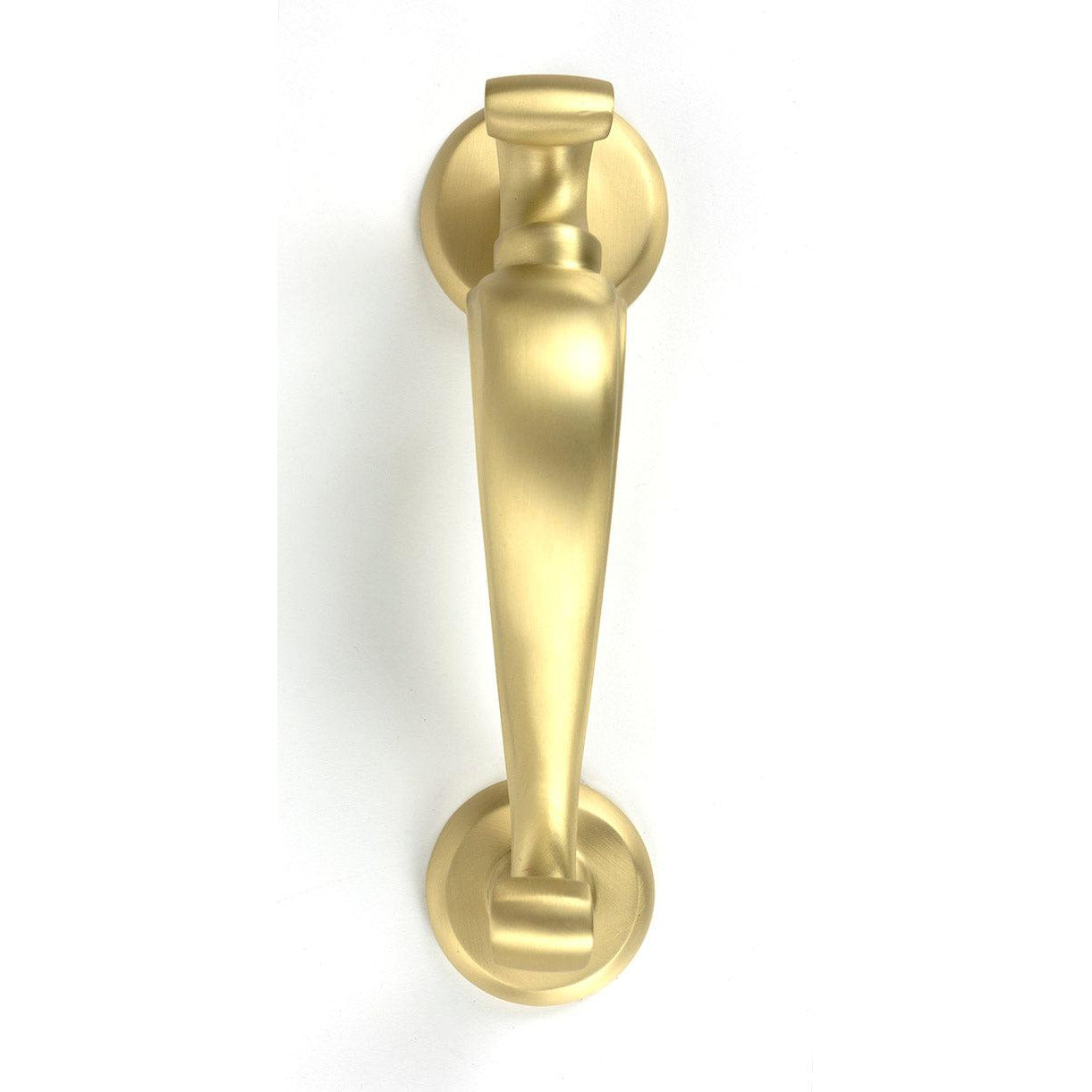 Satin Brass Doctors Door Knocker | From The Anvil-Bolt-Through Door Knockers-Yester Home