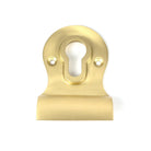 Satin Brass Euro Door Pull | From The Anvil - Euro Pulls - From The Anvil - Yester Home