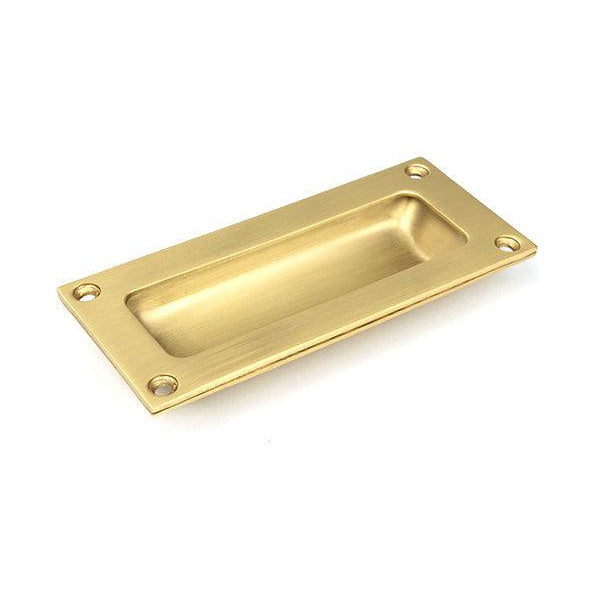 Satin Brass Flush Handle | From The Anvil-Flush Handles-Yester Home