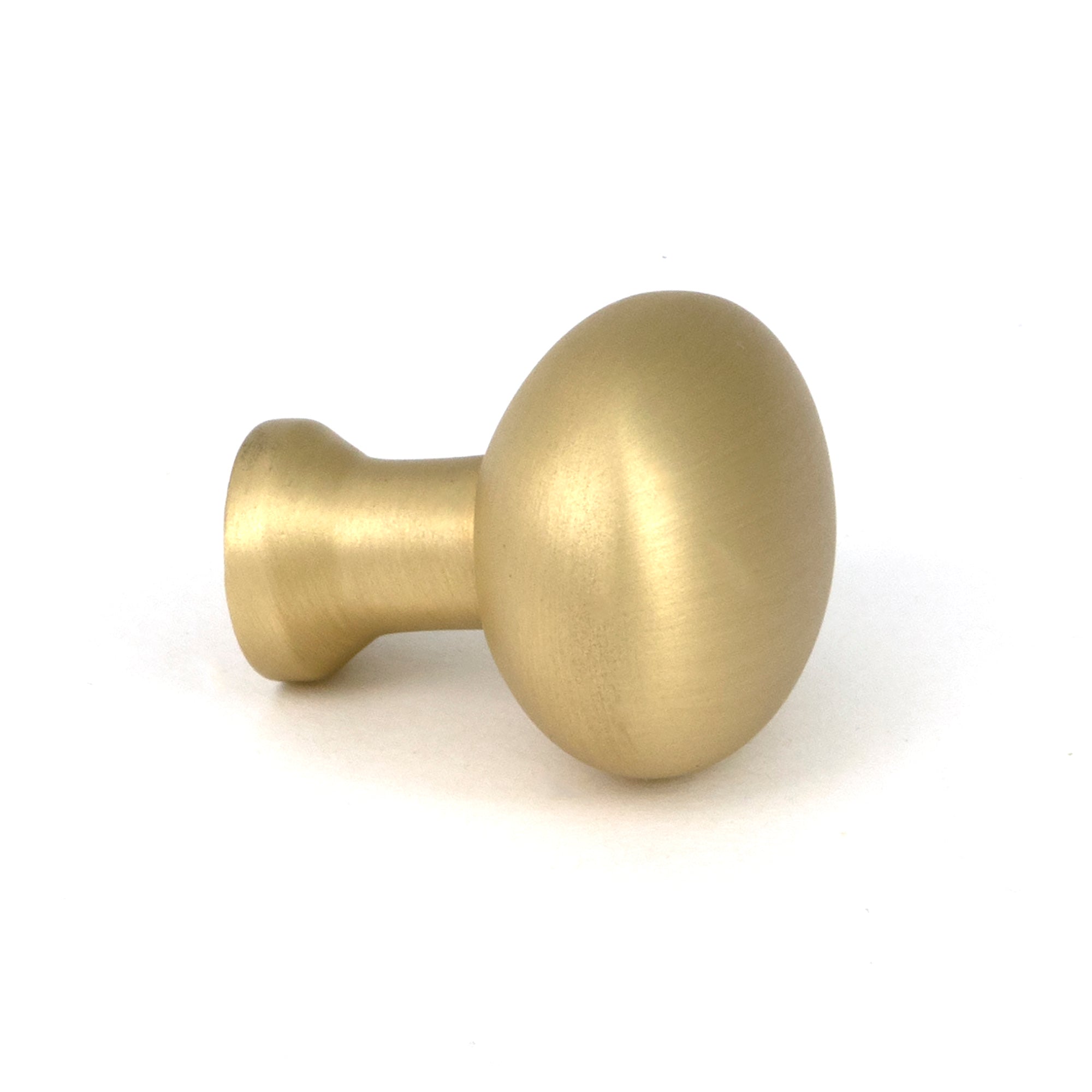 Satin Brass Moore Cabinet Knob - 25mm - Cabinet Knobs - From The Anvil - Yester Home