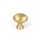 Satin Brass Moore Cabinet Knob - 25mm - Cabinet Knobs - From The Anvil - Yester Home