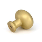 Satin Brass Moore Cabinet Knob - 32mm - Cabinet Knobs - From The Anvil - Yester Home