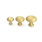 Satin Brass Moore Cabinet Knob - 38mm - Cabinet Knobs - From The Anvil - Yester Home