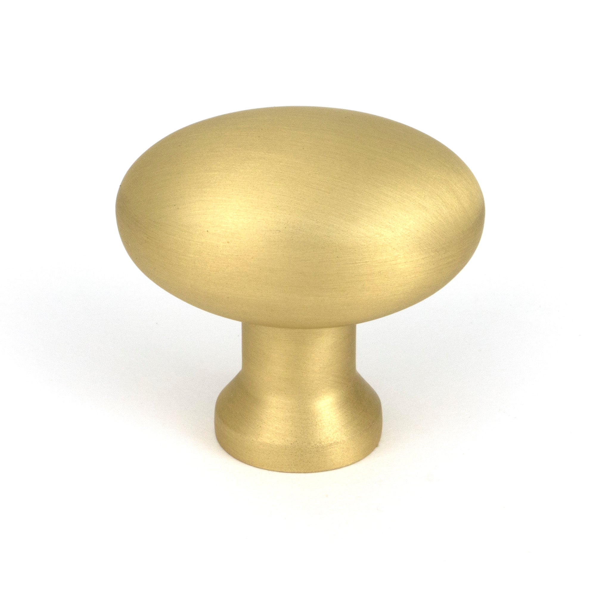 Satin Brass Moore Cabinet Knob - 38mm - Cabinet Knobs - From The Anvil - Yester Home