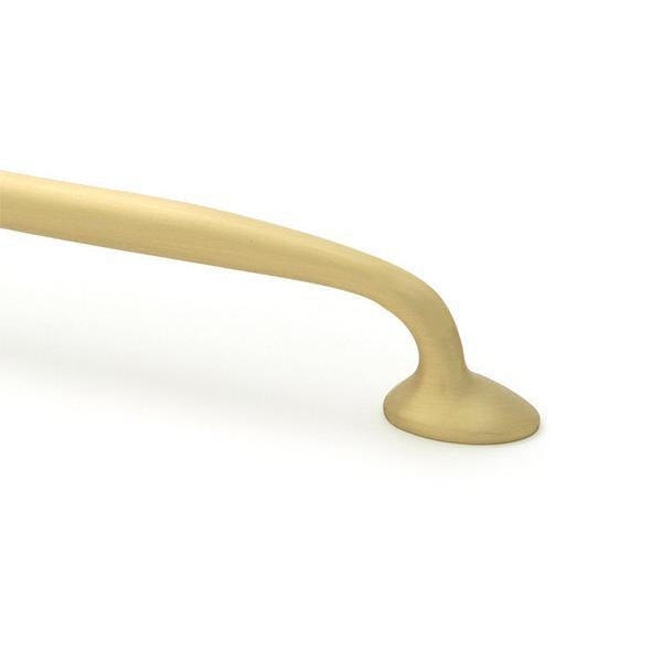 Satin Brass Moore Pull Handle - Large - Pull Handles - From The Anvil - Yester Home