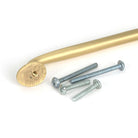 Satin Brass Moore Pull Handle - Large - Pull Handles - From The Anvil - Yester Home