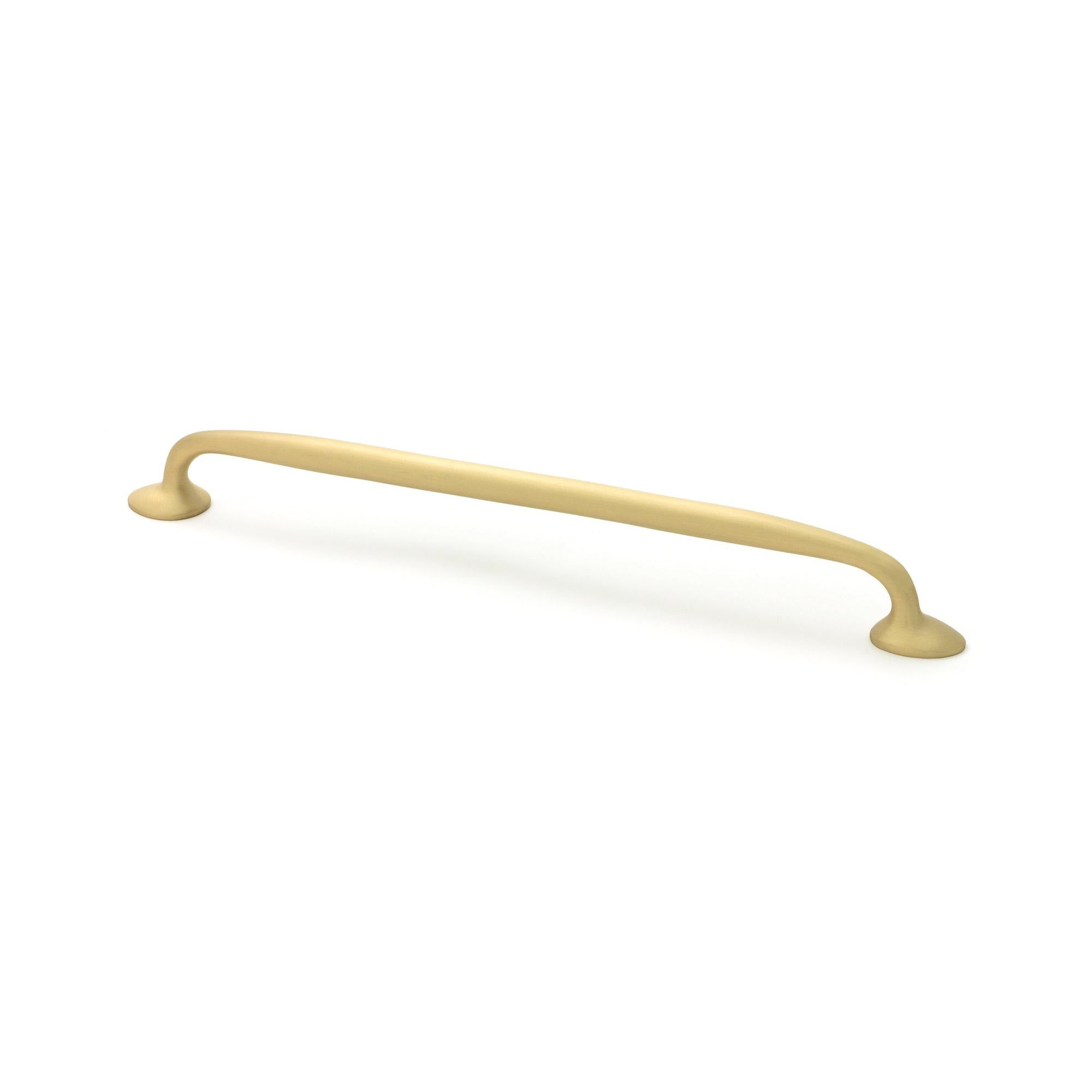 Satin Brass Moore Pull Handle - Large - Pull Handles - From The Anvil - Yester Home