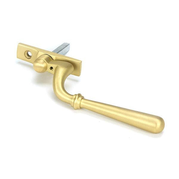 Satin Brass Newbury Espag - LH | From The Anvil-Espag. Fasteners-Yester Home