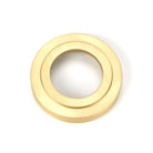 Satin Brass Newbury Lever on Rose Set (Art Deco) | From The Anvil - Concealed - From The Anvil - Yester Home