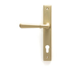 Satin Brass Newbury Slimline Lever Espag. Lock Set | From The Anvil - Espagnolette - From The Anvil - Yester Home