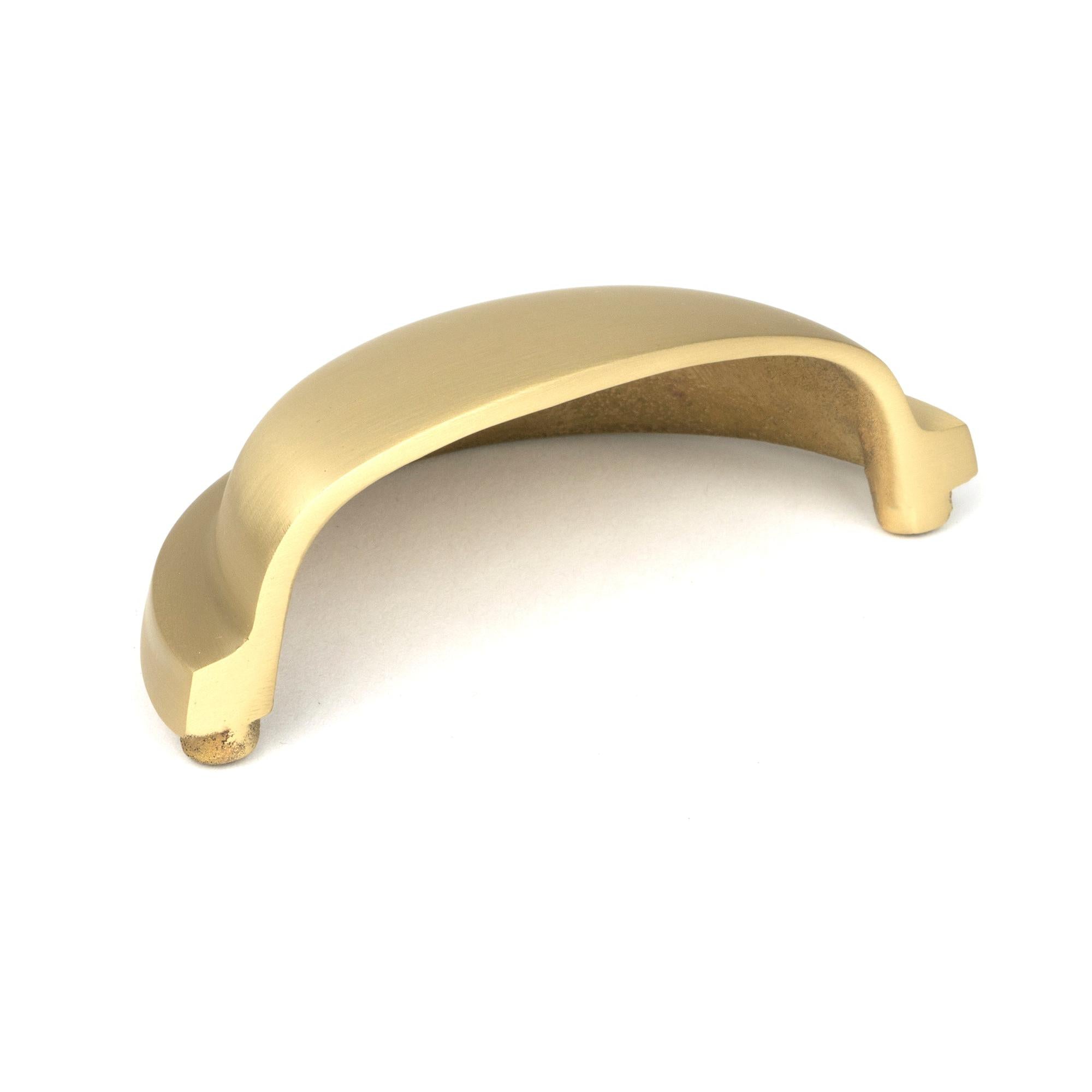 Satin Brass Regency Concealed Drawer Pull | From The Anvil - Drawer Pulls - From The Anvil - Yester Home
