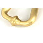 Satin Brass Slimline Art Deco Door Knocker | From The Anvil - Bolt-Through Door Knockers - From The Anvil - Yester Home
