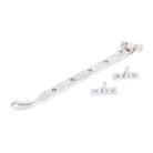 Satin Chrome 10" Peardrop Stay | From The Anvil - Stays - From The Anvil - Yester Home