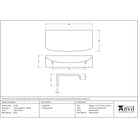 Satin Chrome 100mm Moore Edge Pull | From The Anvil - Cabinet Pulls - From The Anvil - Yester Home